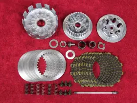 5hc-16351-00-00 Yamaha Engine Clutch Kit Assy. Basket Hub And Plates / Complete Set 00-01 Yz250