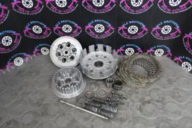 5jg-16351-00-00 Yamaha 2003 02-22 Yz250 Oem Complete Clutch W Plates Basket Hub