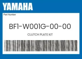 Bf1-w001g-00-00 Yamaha Genuine Clutch Plate Kit - Bf1-w001g-00-00 Yamaha Genuine Clutch Plate Kit -