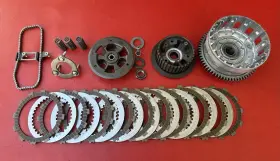 Bx4-16350-00-00 Yamaha 2017 - 2025 2018 Yzf R1 R1m Oem Clutch Basket Hub Plates Primary Good 11k