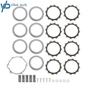 Yi378847t Yibei-tech Clutch Friction Steel Plates And Springs Gasket For Yamaha Yz125 1994-2004