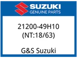 Suzuki Oem Part 21200-49H10 Gear Assy,primary Driven (nt: New. Price: $292.38.