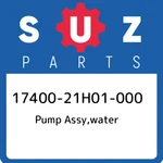 17400-21H01-000 Suzuki Pump Assy,water 1740021H01000, New Genuine Oem Part. Price: $380.90.