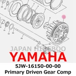New Yamaha Genuine FJR1300 Abs Ae Es Primary Driven Gear Comp 5JW-16150-00-00. Price: $795.99.
