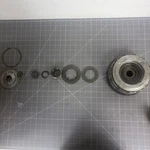 83-86 V65 Magna Clutch Hub Basket Pressure Plate Spring Inner Outer Steel Fiber Used. Price: $49.99.