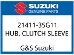 Suzuki Oem Part 21411-35G11 Hub, Sleeve New. Price: $99.36.