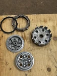 Genuine Oem Honda XL350 Clutch Basket Inner Hub Boss Pressure Plate Discs Used. Price: $46.00.