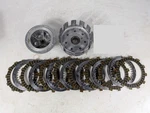 1993 Kawasaki Clutch Basket Inner Outer Hub Friction Plates Used. Price: $95.00.