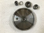 Kawasaki 3216-004 Clutch Gear Assy MT1 KV75 W/nut To Drive Oil Pump 92015-046 Used. Price: $84.50.