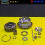 1999 Suzuki GSXR600 Clutch Basket Inner Hub Boss Pressure Plate Discs Kit - Used. Price: $100.00.