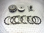 1987 88 Yamaha Virago XV535 Oem Clutch Basket Primary Plates Lot Used. Price: $61.66.
