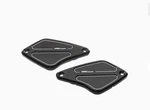 New Cnc Racing Front Brake And Clutch Reservoir Caps, Black, KT050B * Used. Price: $65.00.