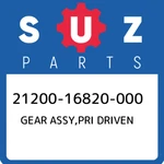 21200-16820-000 Suzuki Gear Assy,pri Driven 2120016820000, New Genuine Oem Part. Price: $571.33.