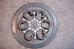 1984 Honda Clutch Pressure Plate 22351-ML3-910 Used. Price: $14.50.