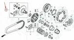 Honda Silver Wing NF01 PF01 400 600 Maxi-scooter Face Set Driven 23205-MCT-305 New. Price: $160.09.