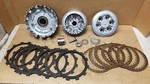 Yamaha DT250 DT400 Clutch Assembly Gear Push Rod Spacer Hub Basket Plate Used. Price: $95.00.