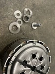 1975-76 Suzuki RM100 Complete Clutch Basket Used. Price: $120.00.