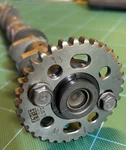Suzuki GSXR1000 2007 Stock Intake Camshaft With Yoshimura Adjustable Sprocket Used. Price: $200.00.