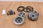 1985 Honda CR80R Clutch Basket Hub Pressure Plate Discs Springs Used. Price: $149.00.