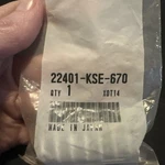 Honda Spring, Clutch 22401-KSE-670 Oem New A56. Price: $7.50.