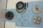 1974 Kawasaki KZ400 (#398) Clutch Assembly Used. Price: $35.95.