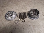 Kawasaki ZX6R F Ninja - Clutch Outer Pressure Plate + Center Hub & Springs Used. Price: $54.15.