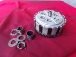 Suzuki TM400 Clutch Basket 1971 Oem Vintage 21200-32000 21411-16500 21462-14301 Used. Price: $50.00.