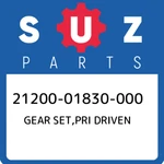 21200-01830-000 Suzuki Gear Set,pri Driven 2120001830000, New Genuine Oem Part. Price: $395.92.