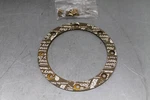Alto Harley Davidson Backplate With Rivets 095762KT 41-83 Big Twin 37549-41 New. Price: $20.00.