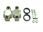 1985 Kawasaki KLF-185-A1 Bayou Steering Shaft Clamp Set Of 2 Used. Price: $31.31.