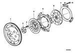 Pressure Plate, 21212325863, Bmw, R1100GS, R850GS, R1100R, R850R, R1100RS New. Price: $125.00.