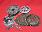 Yamaha XT250 Clutch Assembly Discs, Plates, Housing # 3Y1-16300-01-00 Used. Price: $20.00.