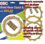 Clutch Kit - Aramid Fiber Friction Plates & Springs No Steels Ebc SRC70 New. Price: $215.95.