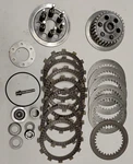 Kawasaki KLX250SF - Stock Clutch Kit Plates Springs Hub Bolts 2009 Oem Used. Price: $113.00.