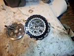 1971 Suzuki TS90 Clutch Hub/basket Pressure Plate Assemble Used. Price: $33.99.