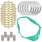 Clutch Friction W/ Steel Plates & Springs Gasket Kit For Suzuki DR200 1986-1987 New. Price: $48.00.