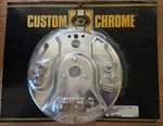 Nos 19050 Chrome Brake Backing Plate For Flh 1958-62 Harley 41650-58 New. Price: $80.00.
