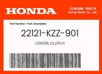 Honda Genuine Center, Clutch 22121-KZZ-901 New. Price: $46.75.