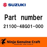 21100-48G01-000 Suzuki Gear Assy,primary Drive 2110048G01000, New Genuine Oem Pa. Price: $243.94.