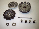 Clutch Complete Assembly Basket Hub Plates 80 81 82 Yamaha TT250 Used. Price: $49.99.