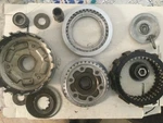 1987 Kawasaki Vulcan 88 VN1500A Complete Clutch Basket Hub Housing Used. Price: $89.99.