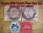 Clutch Fiber Disc Pair 22201-165-951 Honda Z50R CT70H SL70 XL70 New. Price: $39.99.