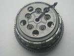 1985 Suzuki Clutch Basket Boss And Hub With Pressure Plates Used. Price: $31.16.