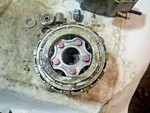1992 Kawasaki Kx 125 Basket/hub/pressure Plate/clutch Assemble Used. Price: $149.99.