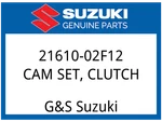 Suzuki Oem Part 21610-02F12 Cam Set, Clutch New. Price: $225.89.