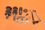 2005 Gas EC250 Transmission Gearbox Main Counter Shaft Shift Forks Drum Used. Price: $499.99.