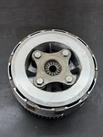 1985 Honda XR350R Clutch Basket, Pressure Plate Hub 22100-KN5-670, Springs, Disc Used. Price: $35.00.