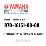 Yamaha Genuine Oem Parts Primary Driven Gear B7B-16151-00-00 For WR250F New. Price: $190.86.