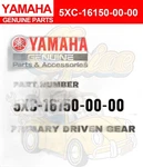 Yamaha Genuine Parts Primary Driven Gear 5XC-16150-00-00 For WR250F New. Price: $421.71.