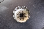 Honda 1980 - 1983 GL1100 Goldwing Engine Primary Driven Gear Clutch Basket Used. Price: $65.00.